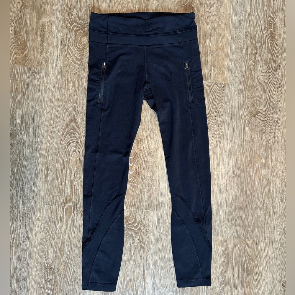 Lulemon, Size 4, Black, Mesh Detailed, Women’s Leggings